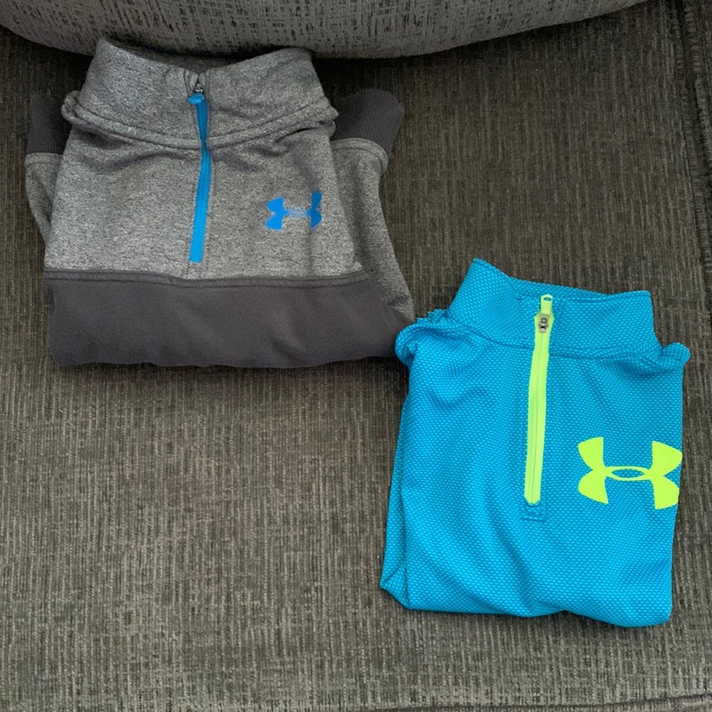 Kids Under Armour Half Zip Hoodies